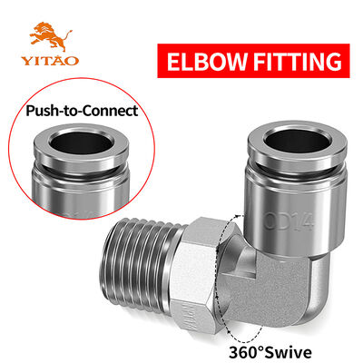 Bộ dịch vụ dây chuyền không khí xoắn mạch 1/4 NPT Cúp tay đạp vào kết nối không khí TR2012AS