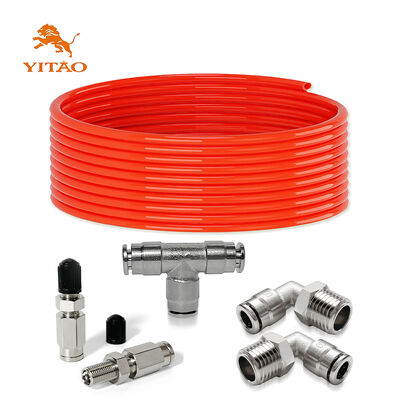 Bộ dịch vụ dây chuyền không khí xoắn mạch 1/4 NPT Cúp tay đạp vào kết nối không khí TR2012AS