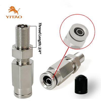 Bộ dịch vụ dây chuyền không khí xoắn mạch 1/4 NPT Cúp tay đạp vào kết nối không khí TR2012AS