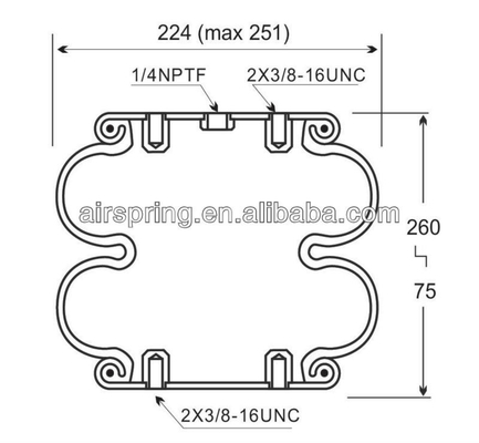 Lò xo không khí công nghiệp FD20019320